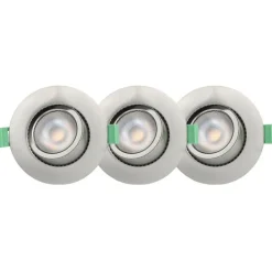 Llitt Ellen LED Downlight 230V Dim-To-Warm 3-pack
