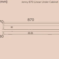 Llitt Jenny 870 Bänkbelysning