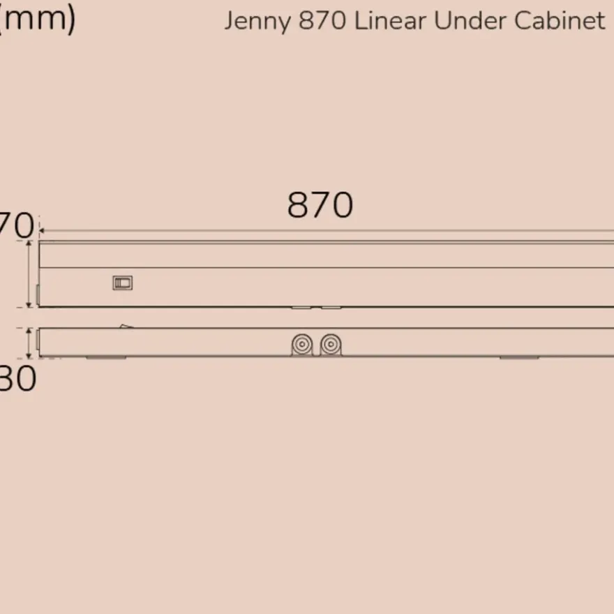 Llitt Jenny 870 Bänkbelysning