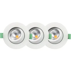 Llitt Lisa LED Downlight 230V 3-pack