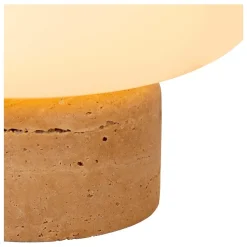 Lucide Anston Bordslampa E14 Opal/Betong