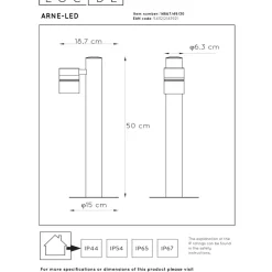 Lucide Arne LED Pollare