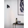 Lucide Clubs 1L Vägglampa Svart