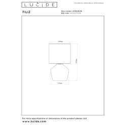 Lucide Filiz Bordslampa E14