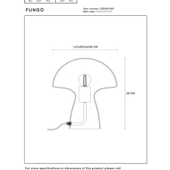 Lucide Fungo Bordslampa E27