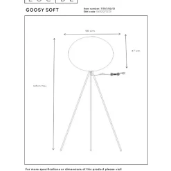Lucide Goosy 50 Golvlampa E27