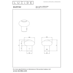 Lucide Gustav Portabel Bordslampa