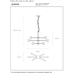 Lucide Leanne 6L Pendel E27