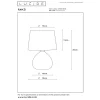 Lucide Ramzi Bordslampa E14