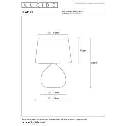 Lucide Ramzi Bordslampa E14
