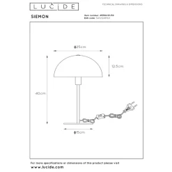 Lucide Siemon Bordslampa E14