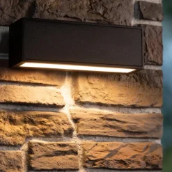Lucide Sutton Vägglampa Solcell