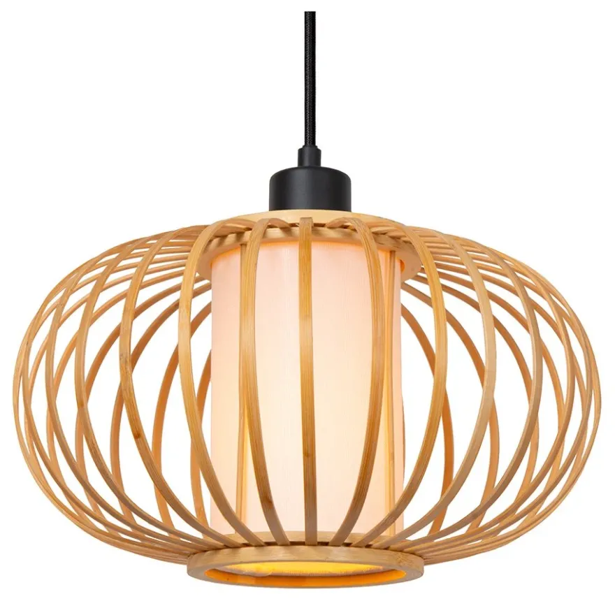 Lucide Thuline 3L Pendel Bambu