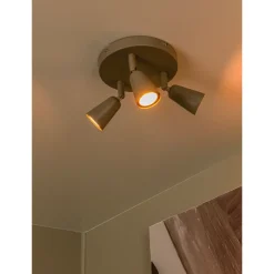 Lucide Tiana 1L Takspotlight GU10 Taupe
