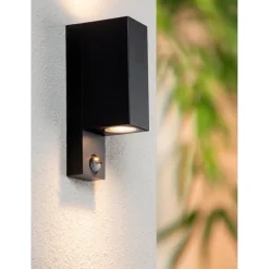 Lucide Zaro Cube Vägglampa Dubbel Sensor GU10