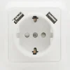 Malmbergs Gamma 1-vägsuttag med USB-uttag