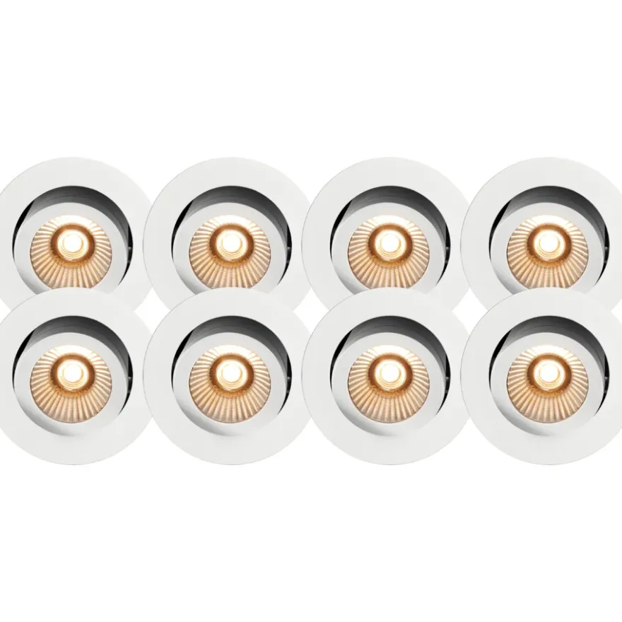 Namron Alfa Reflektor Tune LED Downlight 10W 8-pack