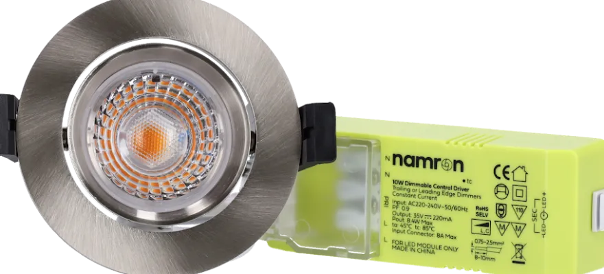 Namron Alfa Tilt LED Downlight 10W 230V
