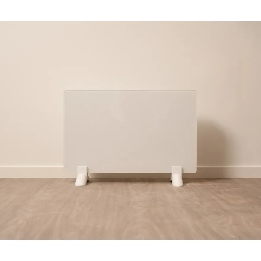 Namron Fötter för Panelradiator Glas Vit
