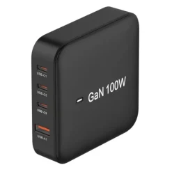 Namron GaN Snabbladdare 1xUSB-A 3xUSB-C 100W
