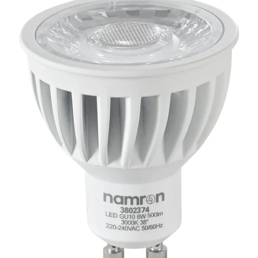 Namron LED-lampa 6W 3000K GU10