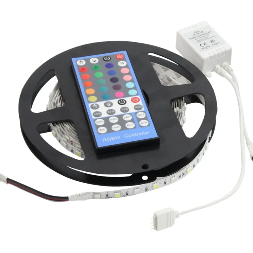Namron LEDstrip Digital RGB+W 5m IP20 IR 24V DC