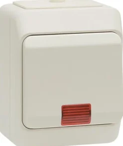 Nordic strömbrytare IP44 med lampa