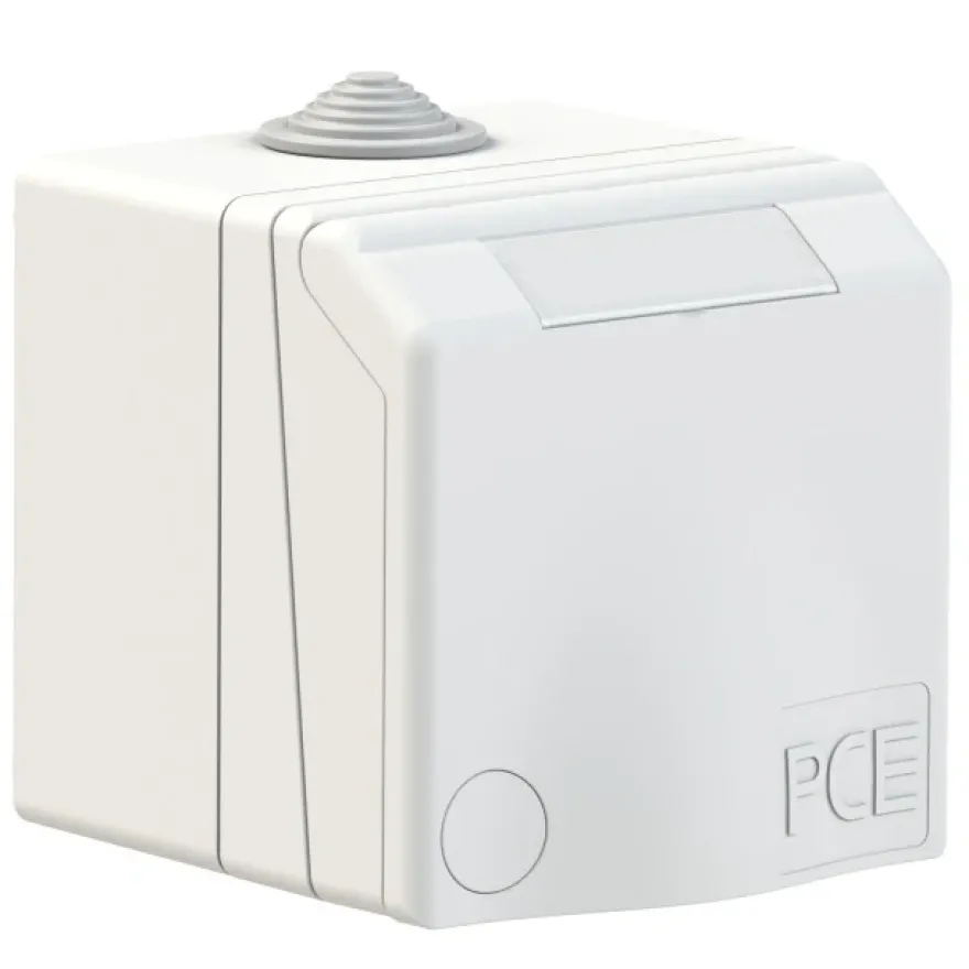 PCE Vägguttag CEE Utanpåliggande 416-6 16A 3-fas IP44