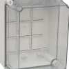 Plastkapsling med transperant lock
