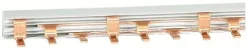 Samlingsskena, Stift, 3-pol, 10 mm², 12 moduler