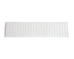Täcklock 12 moduler, Vit 226x52mm