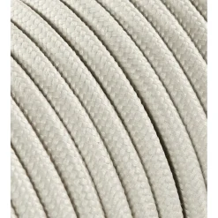 Textilkabel Gräddvit 2x0,75mm²