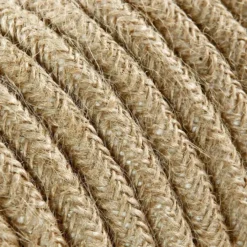 Textilkabel Jute Rund 2x0,75mm²