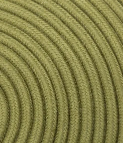 Textilkabel Olivgrön 2x0,75mm²