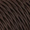 Textilkabel Tvinnad Brun 2x0,75mm²