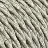 Textilkabel Tvinnad Linne Beige 3x0,75mm²