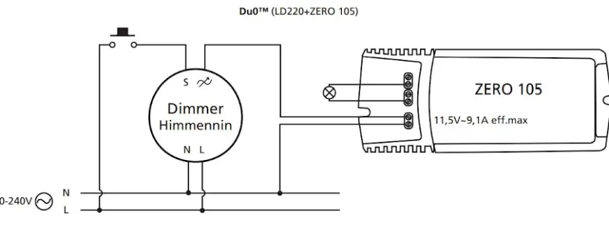 Vadsbo Alldimmertransformator ZERO 105