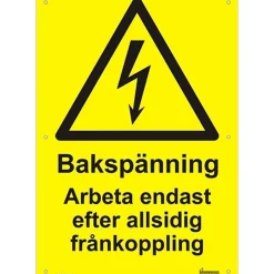 Varningsskylt H14