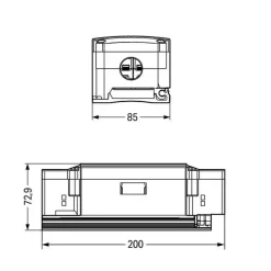 Wago Anslutningsmodul Flatkabel 2x6mm²