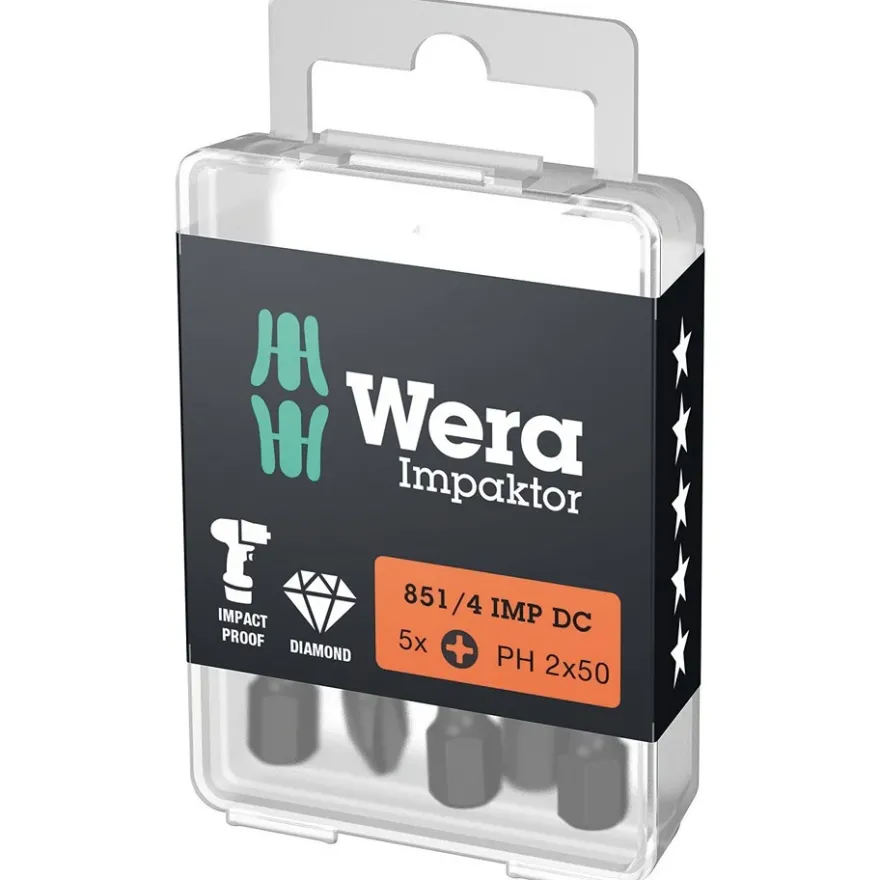 Wera Bits PH Impaktor 5-pack