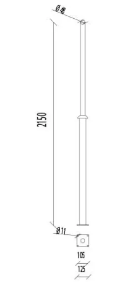 Westal Stolpe Fast 4895