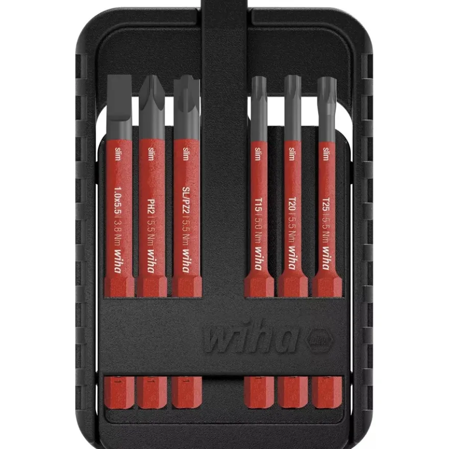 Wiha Bitsbox SlimBit Spår PH SL/PZ Torx 6-del