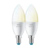 WiZ LED White Kron 2-pack 4,9W E14 WiFi
